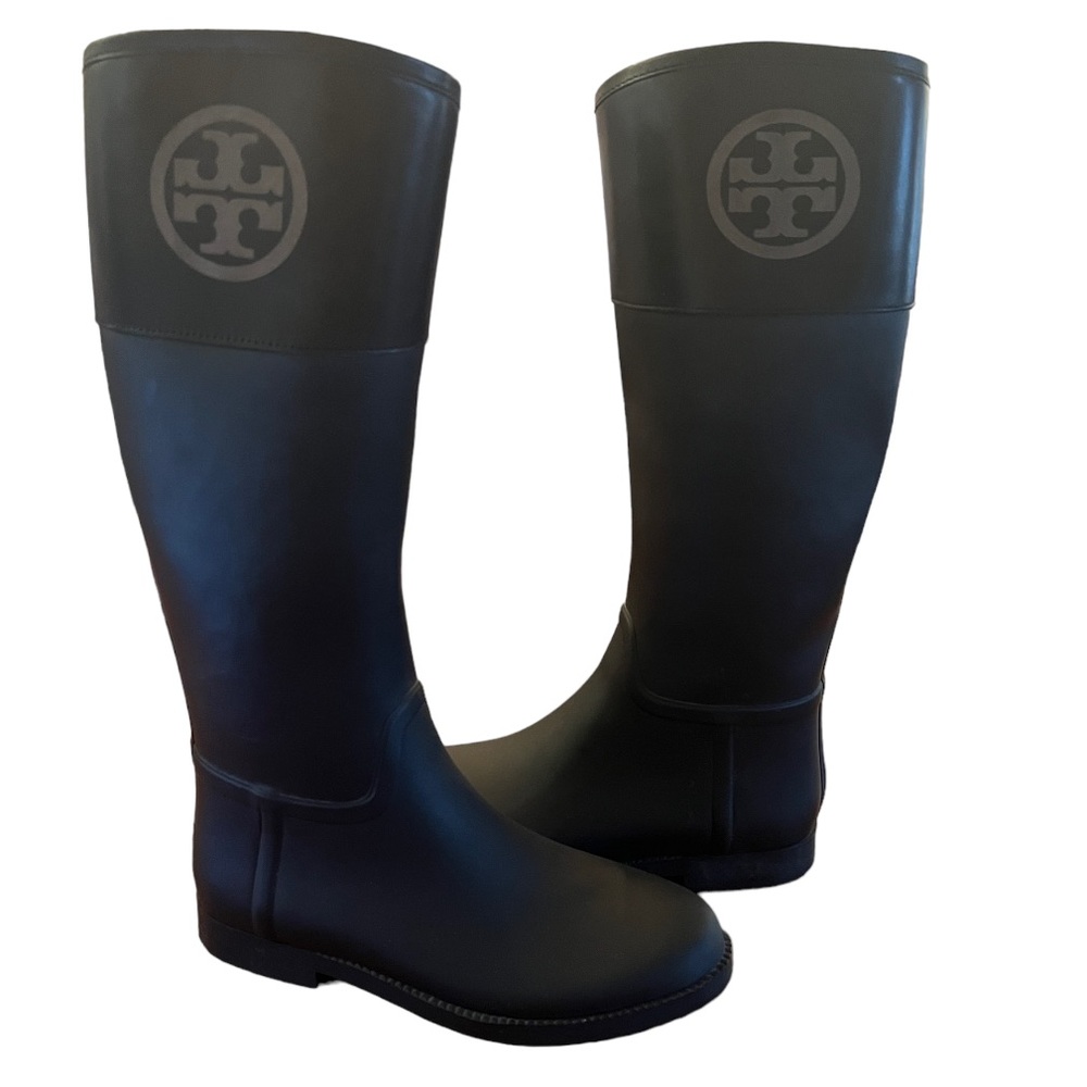 Tory Burch Black Winter & Rain Boots